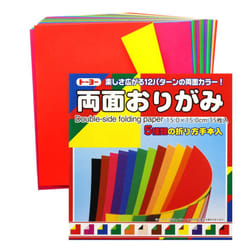 Toyo Origami Paper Double-sided Color  12 Colors  35 Sheets