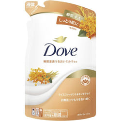 Unilever Dove BODY WASH Rice Ferment &amp; Olea europaea for Refill 330g General Purpose (Dove) Body Soap Directions for use]-Liquid type.