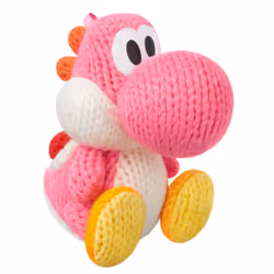 Pink Yarn Yoshi Amiibo - Japan Import (Yoshi's Woolly World Series)