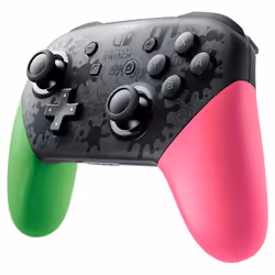 Nintendo Switch Pro Controller Splatoon 2 Edition, Gamepad, Nintendo Switch, D-pad, Analogue / Digital, Wireless, Bluetooth