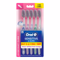 Sensitive Care Toothbrush, Extra Soft (Pack of 5)
