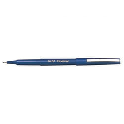 Pilot Fineliner Pen 1.2mm Tip 0.4mm Line Blue (Pack 12) - 490250508596