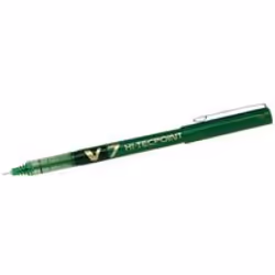 Pilot V7 Liquid Ink Pen Green 101101204. A fine green liquid ink rollerball with a 0.7mm needlepoint tip to produce a pure. s ...