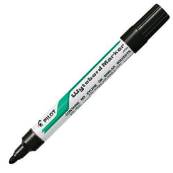 Pilot Wyteboard Medium Tip Drywipe Marker Black (Pack 12) - 4902505088