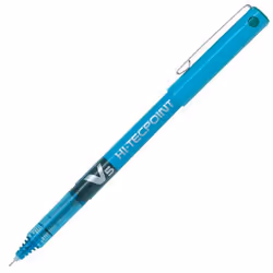 Pilot V5 Hi-Tecpoint Liquid Ink Rollerball Pen 0.5mm Tip 0.3mm Line Li