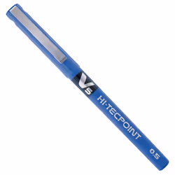 Pilot V5 Liquid Ink Rollerball 0.5 mm Tip (Single Pen) - Blue