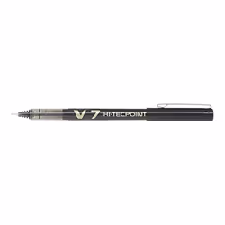 Pilot V7 Hi-Tecpoint Rollerball Pen, 0.7 mm Tip - Black