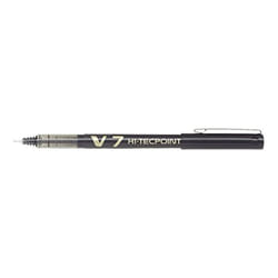 Pilot V7 Hi-Tecpoint Rollerball Pen, 0.7 mm Tip - Black