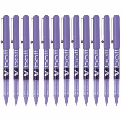 Pilot Vball 5 Liquid Ink Rollerball 0.5 mm tip (Box of 12) - Violet