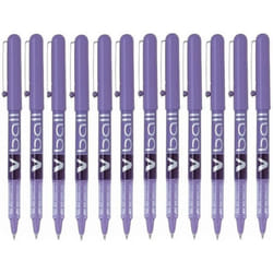 Pilot Vball 5 Liquid Ink Rollerball 0.5 mm tip (Box of 12) - Violet