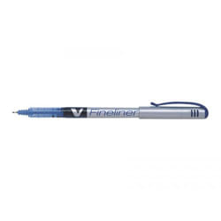 Pilot V Sign Liquid Ink Pen 2mm Tip 0.6mm Line Blue (Pack 12) - 301101