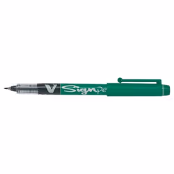 Pilot V Sign Liquid Ink Pen 2mm Tip 0.6mm Line Green (Pack 12) - 30110