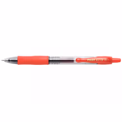 Pilot Gelroller G-2 0.7, Retractable gel pen, Red, Red, Transparent, Plastic, Medium, Round