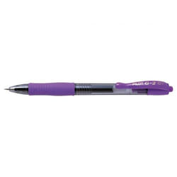 Pilot G-207 Retractable Gel Rollerball Pen 0.7mm Tip 0.39mm Line Viole