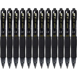 Pilot G207 Pixie XS Retractable Gel Rollerball 0.7 mm Tip (Pack of 12) - Black