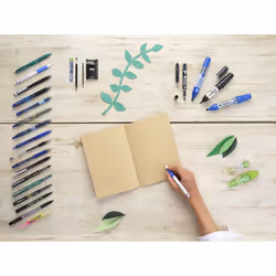 Pilot Rexgrip Blue Stick ballpoint pen Medium - Additional view 4