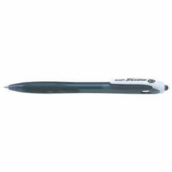 Pilot Rexgrip, Clip-on retractable ballpoint pen, Refillable, Black, 10 pc(s), Fine