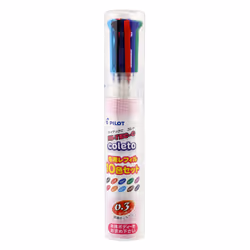 Pilot Gel Ballpoint Pen Hi-Tec-C Coleto 0.3 Refill 10 Color Set (LHKRF1SC310C)