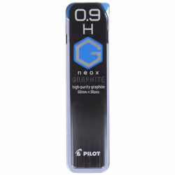 Pilot Mechanical Pencil Lead Neox Graphite 0.9mm  H  36 Leads (HRF9G-20-H)