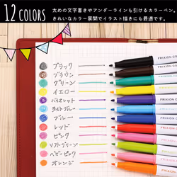 Pilot Frixion Colors 12C SFC-120M12C (japan import)
