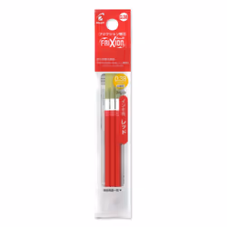 Pilot Frixion Ball Pen 038 Refill for Slim and 3 Set Ball Pen - Pack of 3  Red (LFBTRF30UF3R)