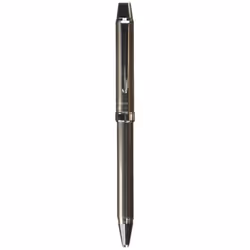 Pilot 2 Color 0.7 mm Ballpoint Multi Pen 0.5 mm Mechanical Pencil  Herringbone Gray Body (BTHE-150R-HGY)