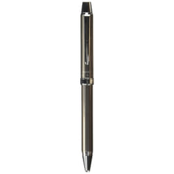 Pilot 2 Color 0.7 mm Ballpoint Multi Pen 0.5 mm Mechanical Pencil  Herringbone Gray Body (BTHE-150R-HGY)