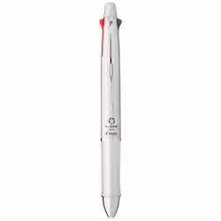 Pilot Mult Function Pen Dr. Grip 4+1 0.7mm Acro Ink Ballpoint Pen 0.5mm Mechanical Pencil Silver (BKHDF1SF-SP)