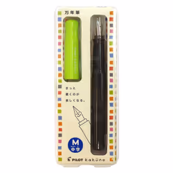 Pilot Kakuno Fountain Pen of Biginners  Medium Nib  Light Green Body FKA-1SR-LGM