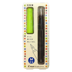 Pilot Kakuno Fountain Pen of Biginners  Medium Nib  Light Green Body FKA-1SR-LGM