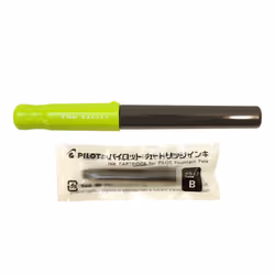 Pilot Kakuno Fountain Pen of Biginners  Medium Nib  Light Green Body FKA-1SR-LGM
