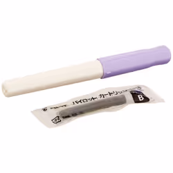 Pilot Kakuno Fine-Nib Fountain Pen  White Body Soft Violet Cap Body (FKA-1SR-SVF)