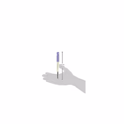 Pilot Kakuno Medium-Nib Fountain Pen  White Body Soft Violet Cap Body (FKA-1SR-SVM)