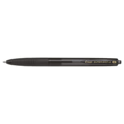 Pilot Super Grip G Black Clip-on retractable ballpoint pen Medium