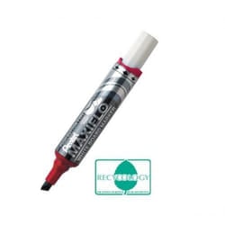 Pentel Maxiflo Whiteboard Marker Chisel Tip 1.5-6.2mm Line Red (Pack 1