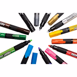 Pentel Permanent Cellulose Paint Marker Pens - MMP20 - Single - Orange