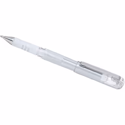 Pentel 1.0mm Tip Hybrid Gel Grip Dx Ultra Smooth Pigment Ink Pen with Chunky Barrel - White