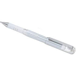 Pentel 1.0mm Tip Hybrid Gel Grip Dx Ultra Smooth Pigment Ink Pen with Chunky Barrel - White