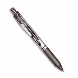 0.7mm EnerGel Xm Retractable Rollerball  -Stylish metallic-look barrel. -Rubber finger grip with grooved finger print pattern ...