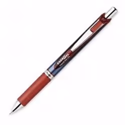 0.7mm EnerGel Xm Retractable Rollerball -Stylish metallic-look barrel. -Rubber finger grip with grooved finger print pattern ...