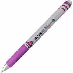 Pentel Energel XM Retractable Gel Pen with 0.7 mm Tip, 0.35 mm Line Width - Violet, Pack of 12