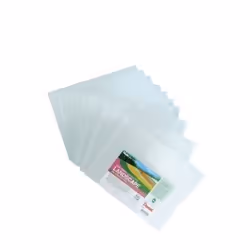 -Envelope-style design prevents documents from falling out. -To close securely fold tab on reverse to first crease and insert ...