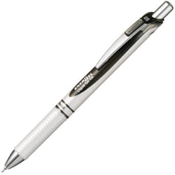 Pentel BLN75AW EnerGel Ink Ballpoint Pen  0.5 Pearl Black Base  10 Pieces