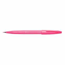 Pentel brush pen red Pink