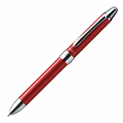 Pentel Vicua EX XBXW1375B Multifunction Ballpoint Pen  Red
