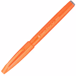 Pentel XSES15C-5 Sign Pen  Brush Touch  5 Color Set