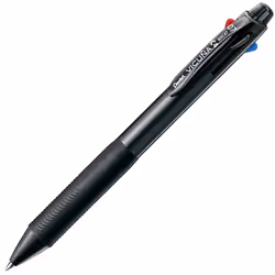 Pentel Ballpoint Pen Vicuna  Fine  Black  Red  Blue  Green  Black (BXC47A)