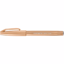Pentel Brush Sign, Fine, 1 colours, Brown, Brush tip, 0.5 mm, 2 mm