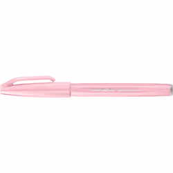Pentel Brush Sign, Fine, 1 colours, Light pink, Brush tip, 0.5 mm, 2 mm