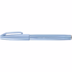 Pentel Brush Sign, Fine, 1 colours, Grey, Brush tip, 0.5 mm, 2 mm